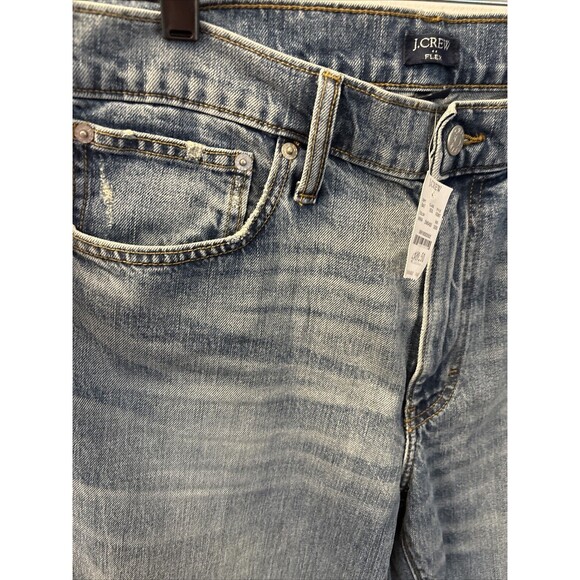J. Crew Straight Signature Flex Men's Jeans 32x30 Blue New - Picture 3 of 14